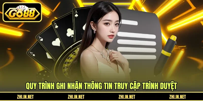 Quy trình ghi nhận thông tin truy cập trình duyệt